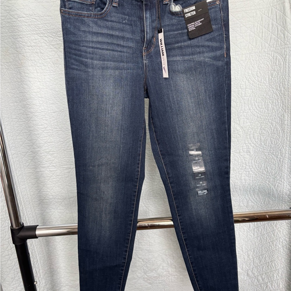 William Rast Dark Wash Skinny Jeans